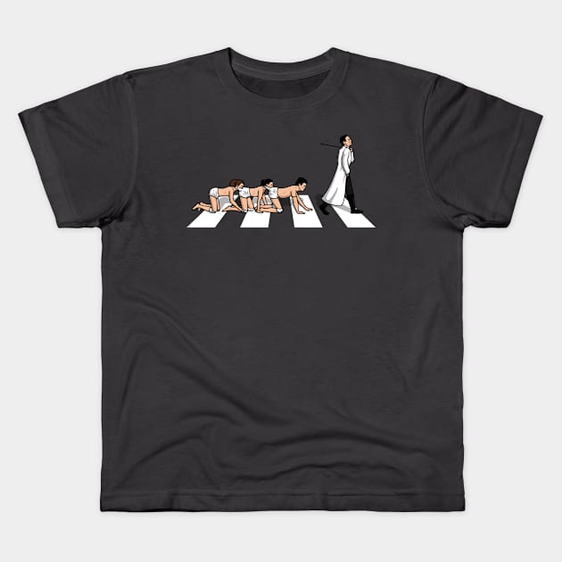 Scary Road! Kids T-Shirt by Raffiti